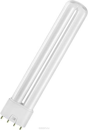Лампа энергосберегающая компактная Osram Dulux L 18W/830 2G11 3000K 1200Лм картинка 